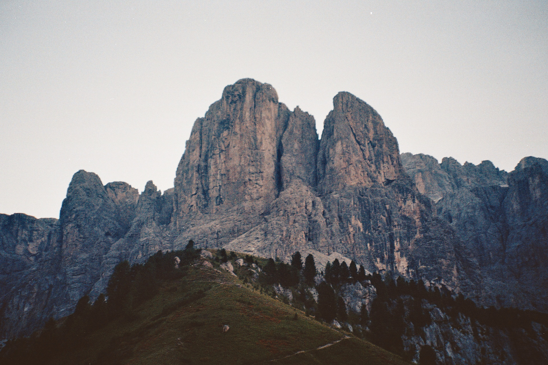 View of a mountain in the dolomites