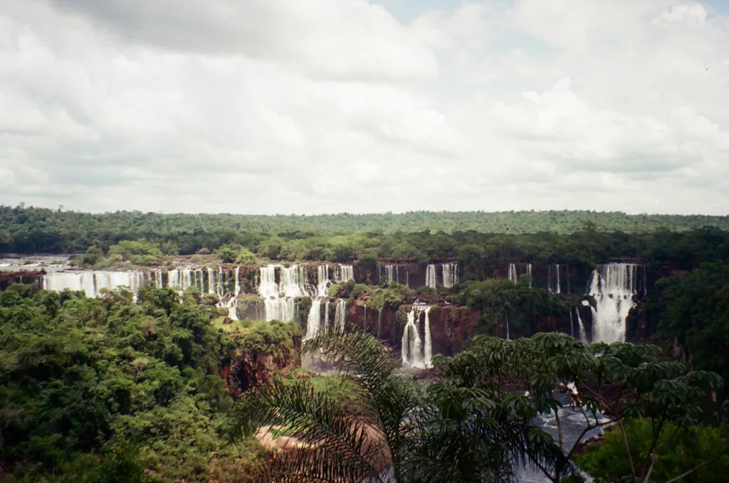 Iguazu falls from the Brazilian side 