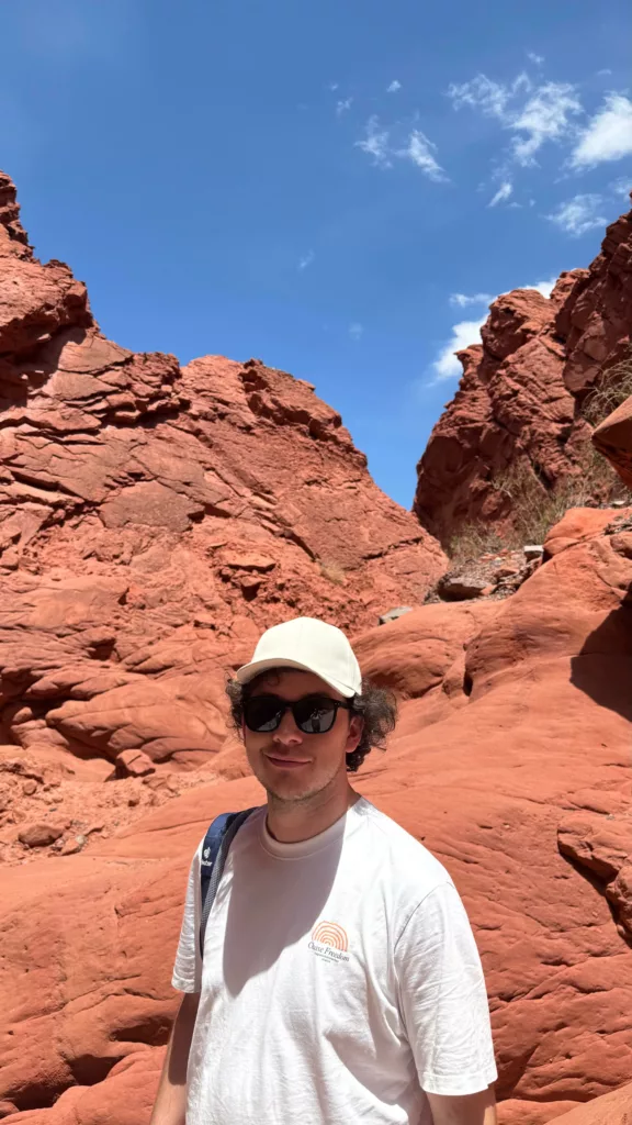 Arthur at la quebrada de las señoritas (northwest)
